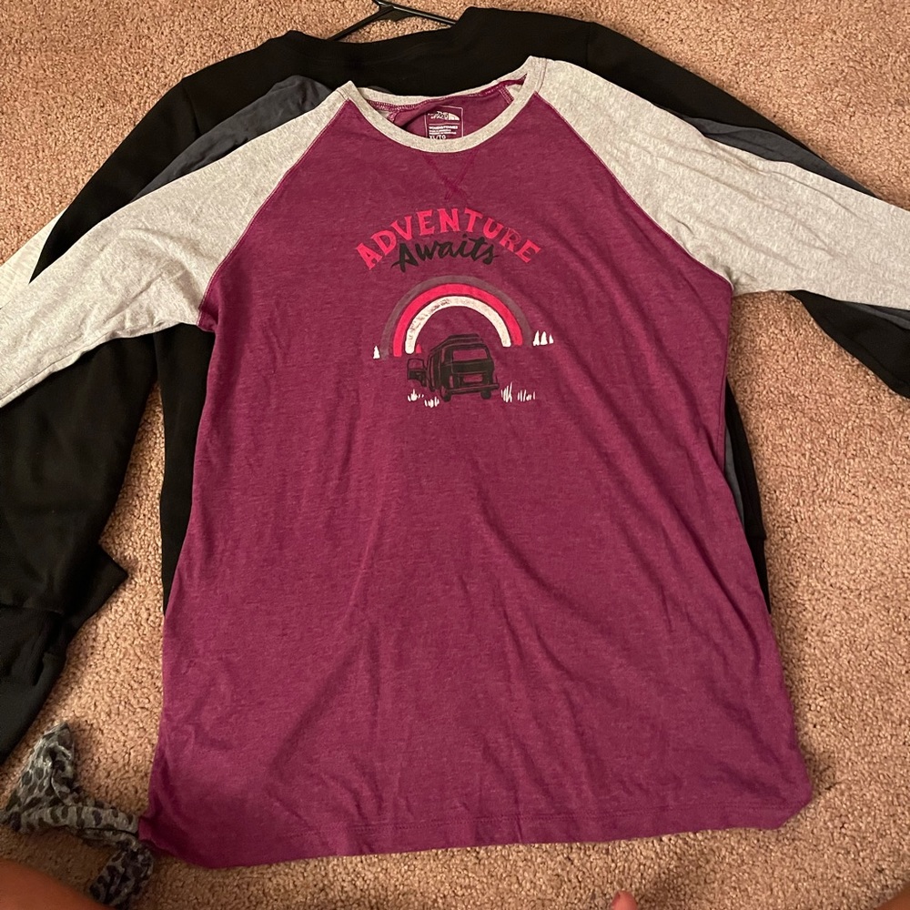 Long sleeve North face